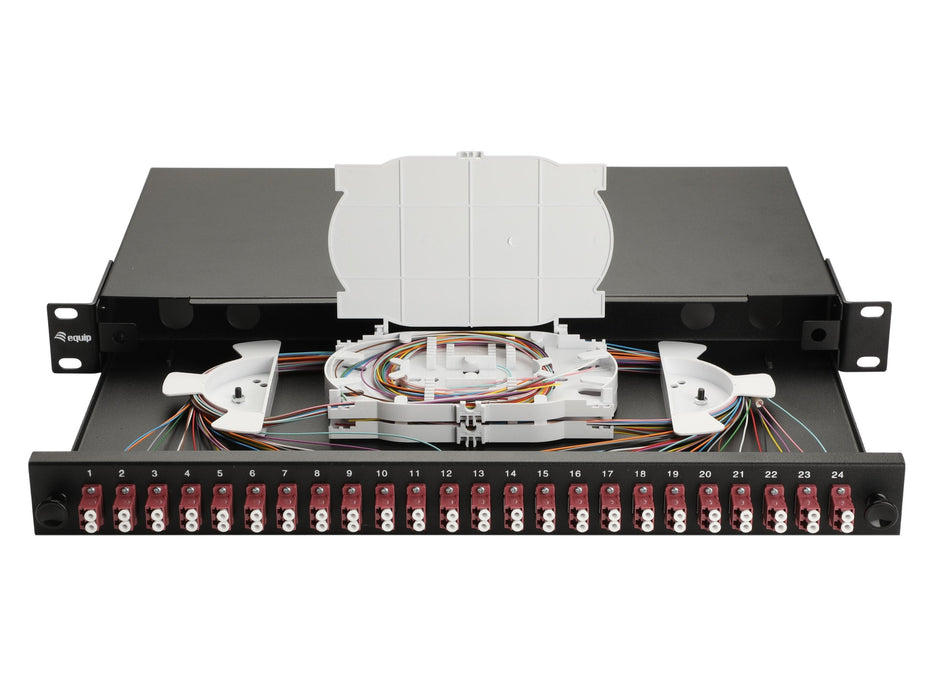 Equip Lwl-Spleisskamen 24-Port Lc-Duplex Om4 1u Komplett Sw