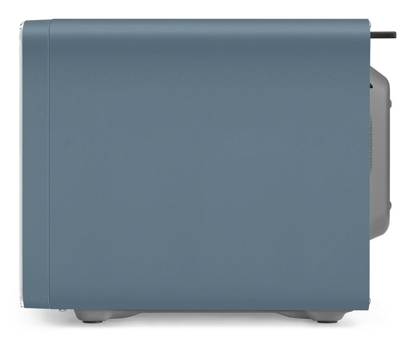 Microondas Smeg Con Grill Moc01sbmeu, 4 Fkt, 1900w, Azul Tormenta Mate