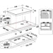 EAN 8003437605116 - Whirlpool AKWL 728/NB Negro Integrado 75 cm Encimera de gas 5 zona(s) imagen 2