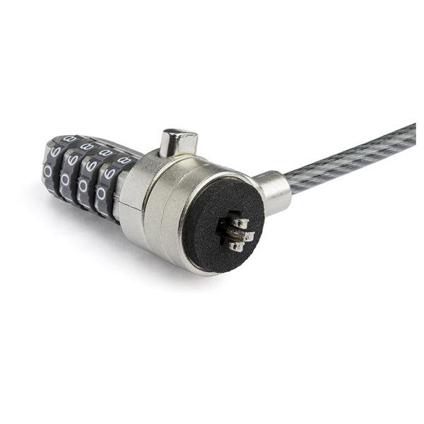 Startech.Com Extensión Para Cable De Seguridad De Ordenador Portátil - Cable De 15cm Y Bucle De 2,5cm