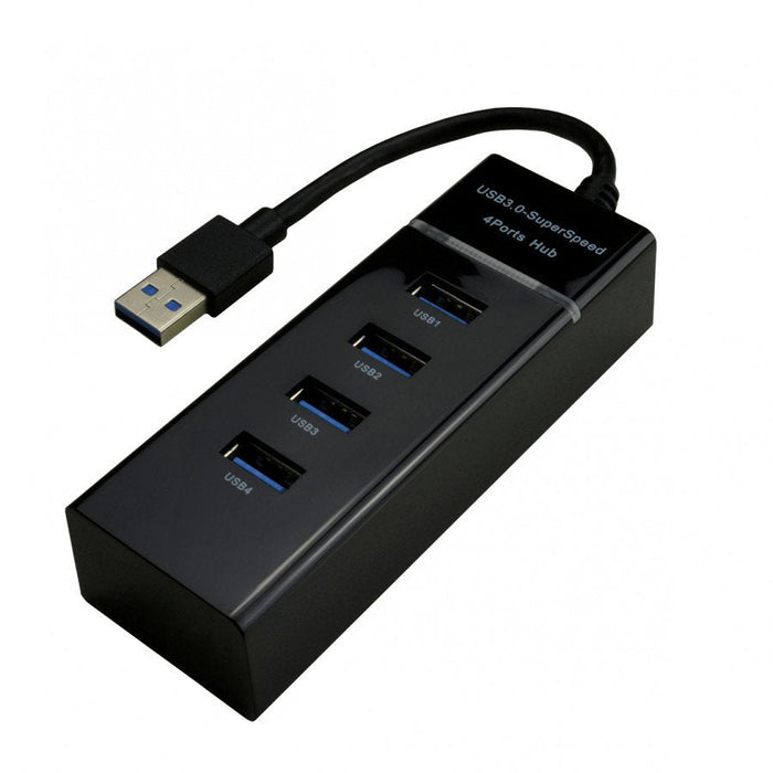 Mcl 4 Ports Usb 3.0 Hub - Black