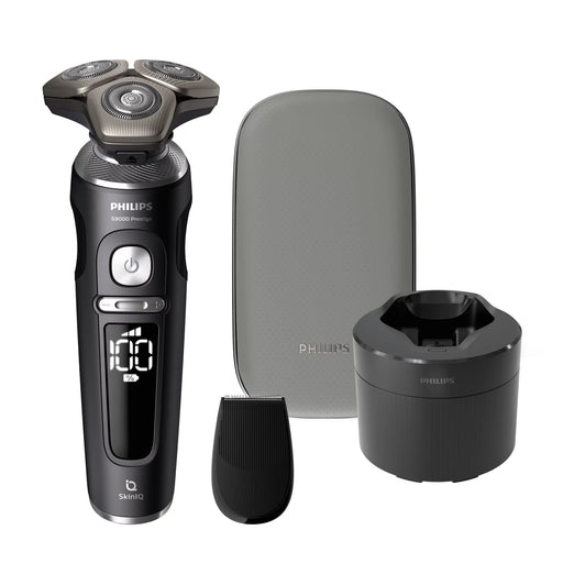 EAN 8720689004336 - Philips Shaver S9000 Prestige SP9840/32 afeitadora Máquina de afeitar de rotación Recortadora Gris imagen 1