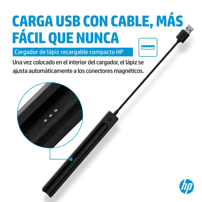 EAN 0196188424278 - HP Slim Rechargeable Pen Charger Stylus (lápiz digital) Negro USB Interior imagen 10