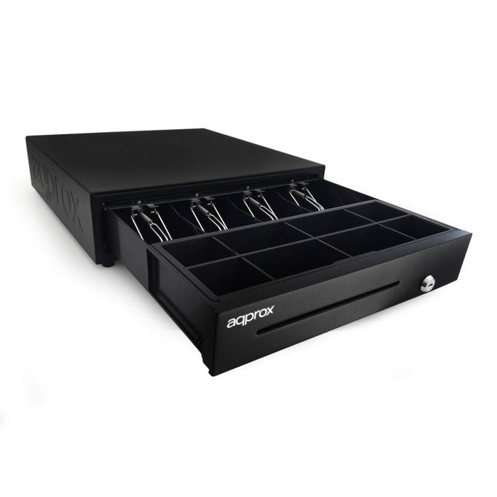 Cajón Portamonedas Approx Appcash01usb Manual Y Automático Negro
