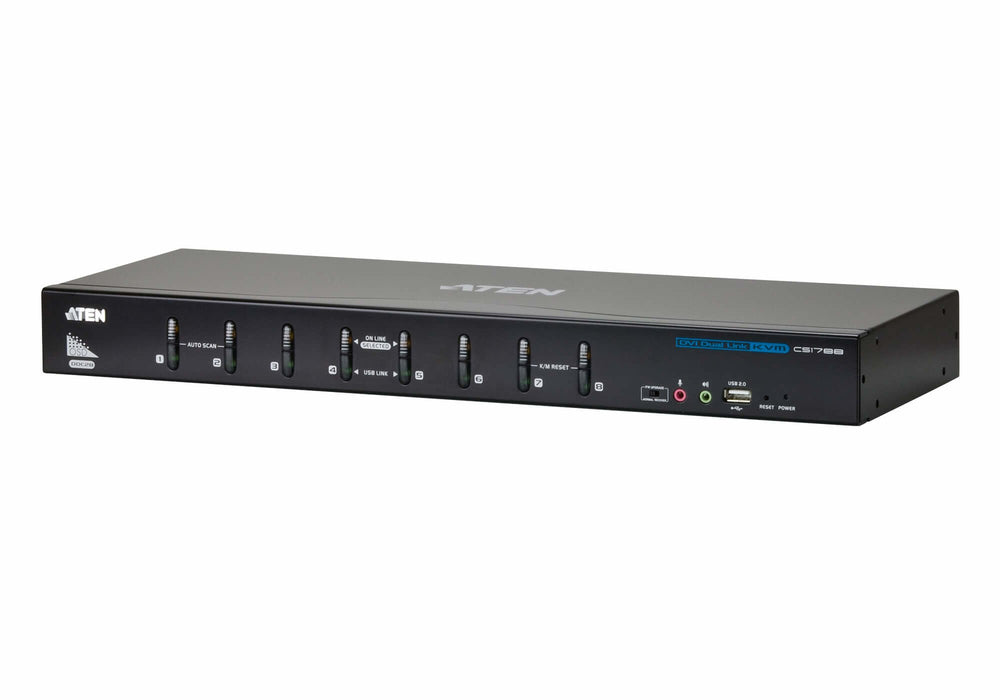 EAN 4710423778443 - ATEN CS1788-AT-G interruptor KVM Negro imagen 1