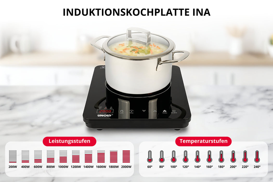 EAN 4011689583056 - Unold Induktionskochplatte Ina 58305 Negro Encimera Con placa de inducción 1 zona(s) imagen 5