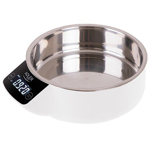 EAN 5901436590132 - Adler AD 3166 báscula de cocina Acero inoxidable, Blanco Encimera Alrededor Báscula electrónica de cocina imagen 1