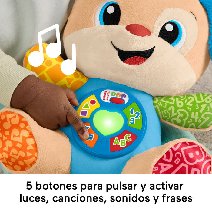 Peluche Perrito Aprende Conmigo Rie Y Aprende