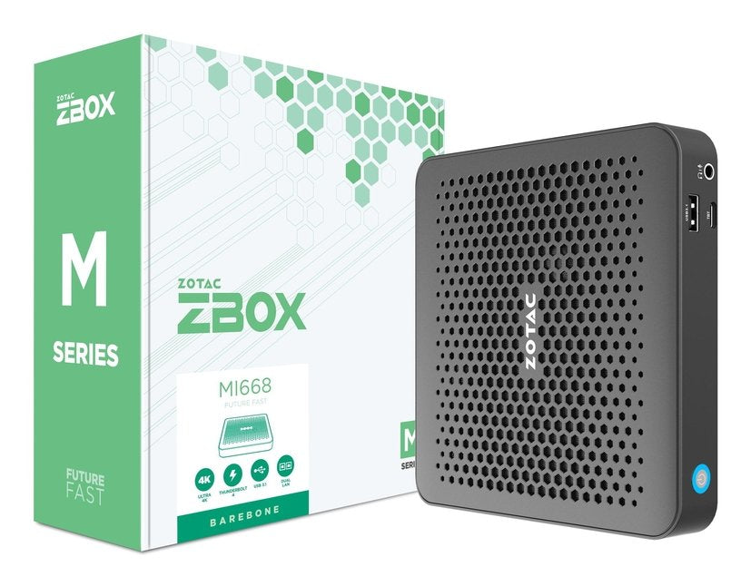 EAN 4895173627941 - Zotac ZBOX -MI668-BE PC/estación de trabajo barebone PC de tamaño 0,64L Negro i7-1360P 2,2 GHz imagen 8