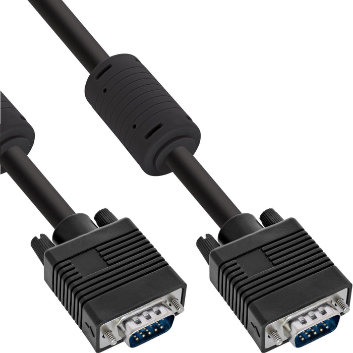 Cable Inline S-Vga 15hd Macho A Macho Negro 0,5m