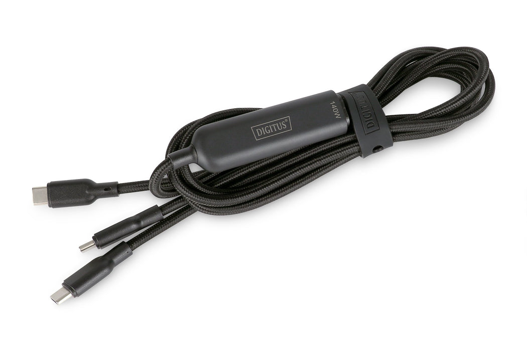 EAN 4016032505709 - Digitus AK-300170-018-S cable USB USB 2.0 USB C 2 x USB C 0,48 Gbit/s Negro imagen 4