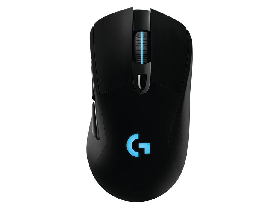 Logitech G703 Lightspeed Raton Inalambrico Usb 16000dpi - 5 Botones - Peso Ajustable - Iluminacion Led - Uso Diestro - Color Negro