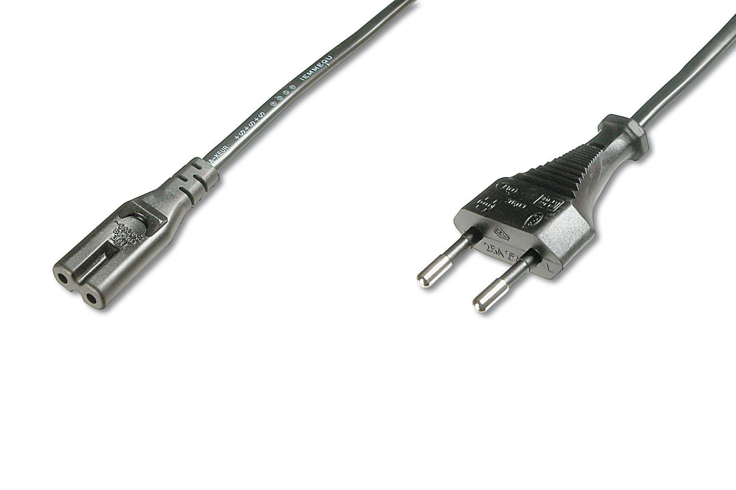 EAN 4016032322771 - Digitus AK-440114-012-S cable de transmisión Negro 1,2 m CEE7/16 IEC C7 imagen 1