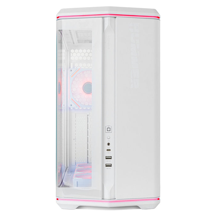 Caja Gaming Semitorre Nox Hummer Anvil Blanca
