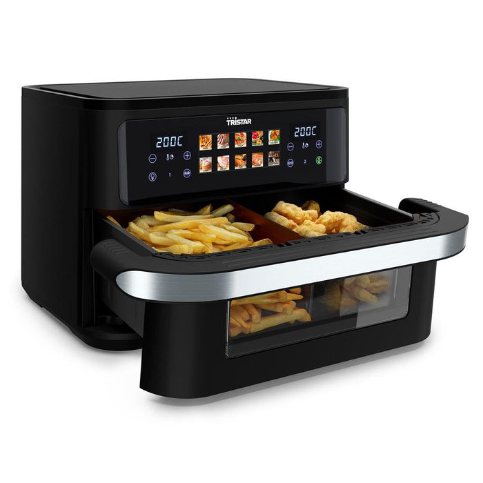 Tristar Fr-9078 Dualzone Flex Airfryer, 10 L, 2800 W, Black