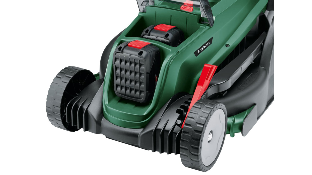 EAN 4059952641874 - Bosch 37-550 Cortacésped de empuje a gasolina Batería Negro, Verde imagen 3