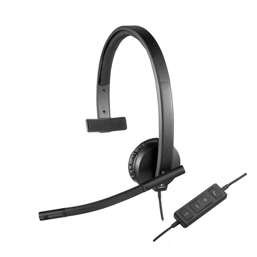 EAN 5099206053298 - Logitech 981-000571 auricular y casco Auriculares Alámbrico Diadema Oficina/Centro de llamadas USB tipo A imagen 1
