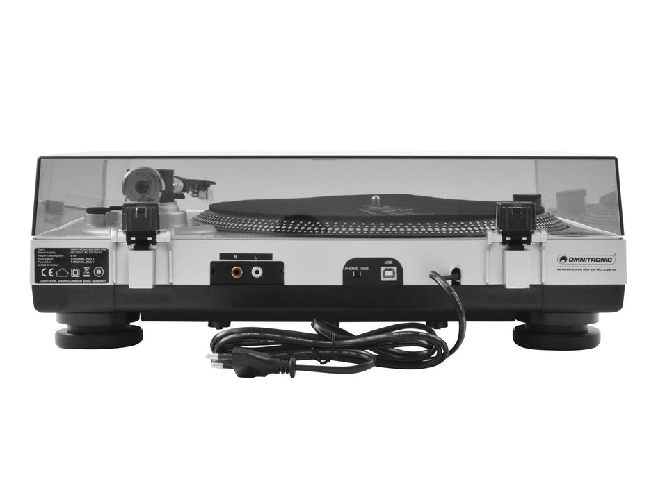 EAN 4026397356090 - Omnitronic 10603043 tornamesa para dj Tocadiscos de tracción por correa portátil Plata imagen 6