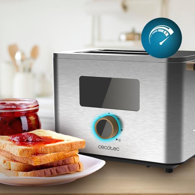 EAN 8435484048439 - Cecotec 04843 tostadora 7 2 rebanada(s) 950 W Acero inoxidable imagen 11