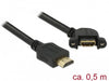EAN 4043619854677 - DeLOCK 85467 cable HDMI 0,5 m HDMI tipo A (Estándar) Negro imagen 1