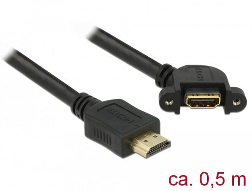 EAN 4043619854677 - DeLOCK 85467 cable HDMI 0,5 m HDMI tipo A (Estándar) Negro imagen 1