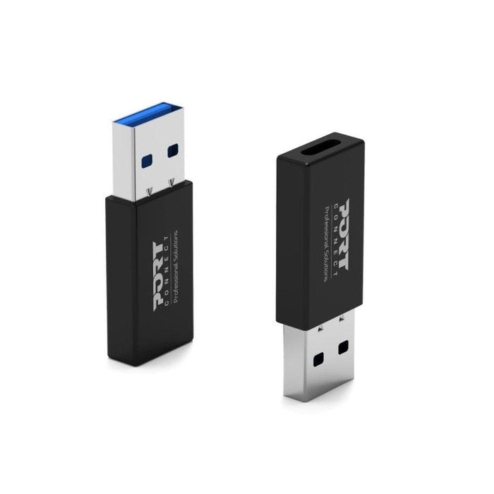 Port Adaptador Usb-C Zu Usb-A 2er Pack Negro