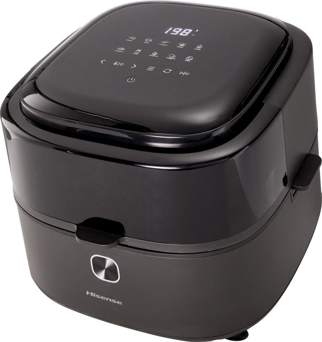 EAN 3838782818547 - Hisense HAF1350DR Sencillo 6,7 L Independiente 1350 W Freidora de aire caliente Negro imagen 4