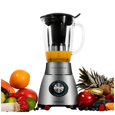 EAN 8435484041003 - Cecotec Power Black Titanium 1800 Batidora de vaso 1800 W Negro, Acero inoxidable imagen 2