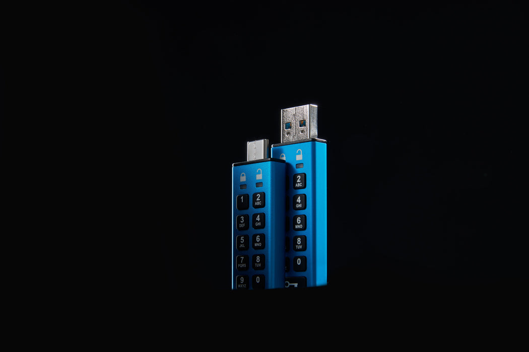 EAN 0740617336634 - Kingston Technology IronKey Keypad 200 unidad flash USB USB Tipo C 3.2 Gen 1 (3.1 Gen 1) Azul imagen 5