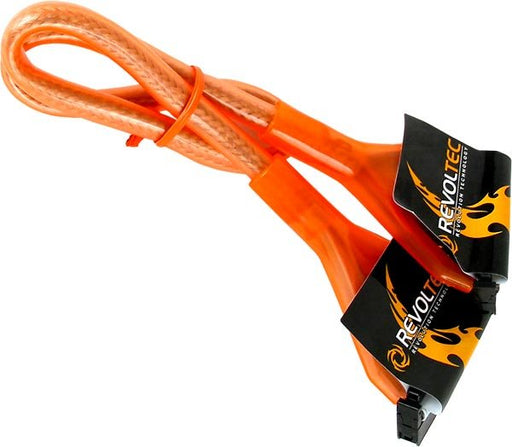 EAN 4260048811709 - Revoltec Rounded Floppy Cable UV-Reactive Orange 48cm cable de SATA 0,48 m Naranja imagen 1