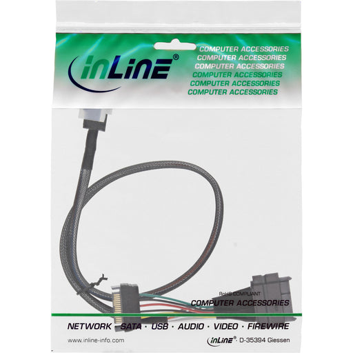 EAN 4043718267514 - InLine 29620A cable de SATA 0,5 m SFF-8087 Negro imagen 2