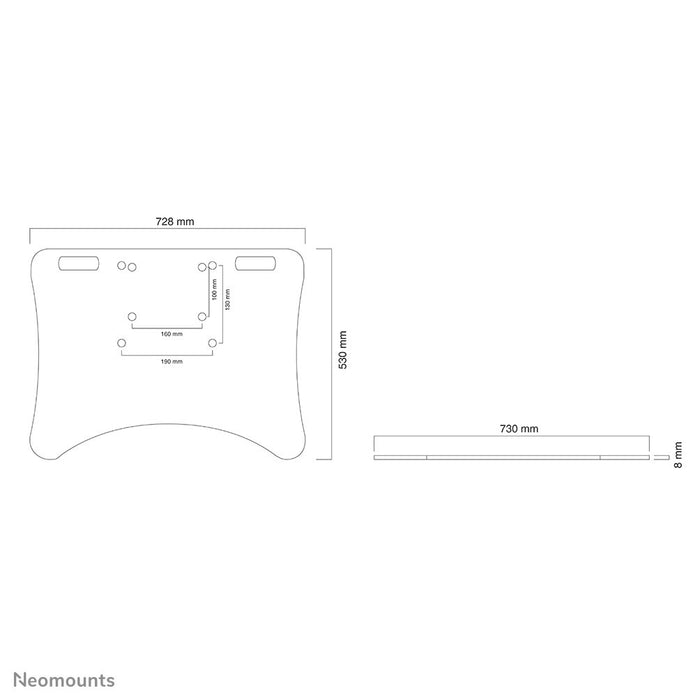 EAN 8717371446086 - Neomounts PLASMA-M2500FPLATE accesorio para soporte de televisor imagen 3