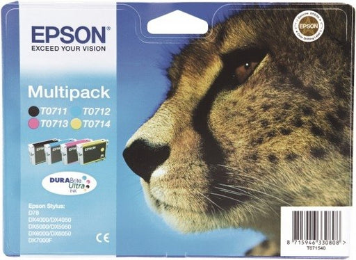 EAN 8715946361246 - Epson T0715 cartucho de tinta 1 pieza(s) Original Cian, Magenta, Amarillo imagen 1