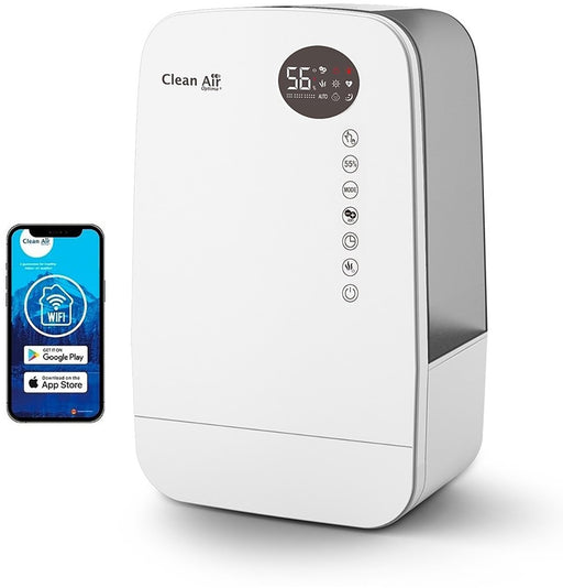 EAN 8718546312182 - Clean Air Optima CA-607W humidificador 5,5 L Blanco 25 W imagen 1