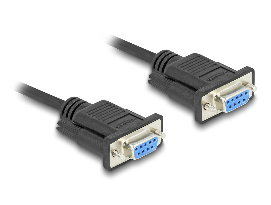 Delock 86824 Cable Serie Rs-232 D-Sub9 Hembra A Hembra 2 M