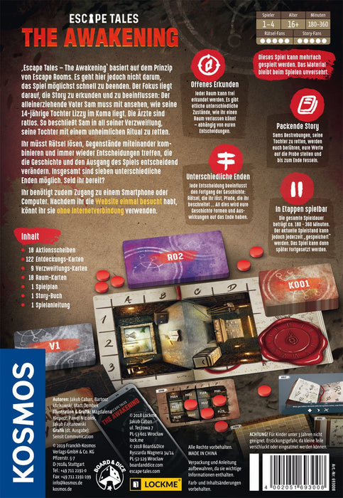 Kosmos Escape Tales - El Despertar, Juego De Mesa 693008