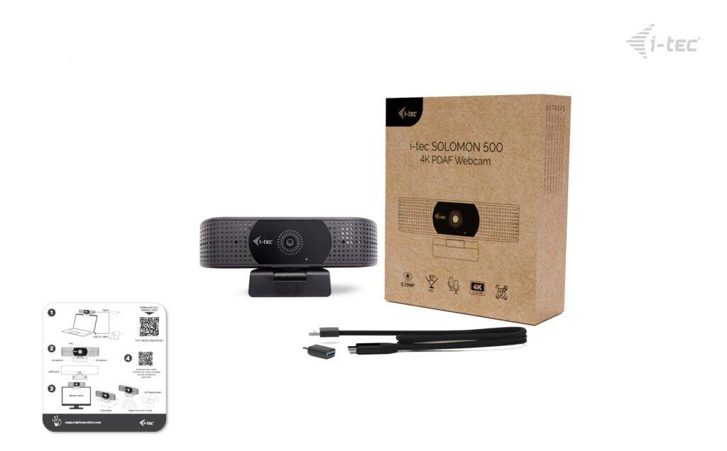 Webcam I-Tec Solomon 500 4k Pdaf