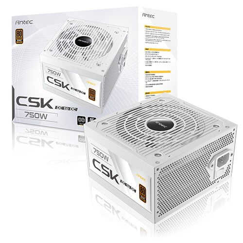 EAN 761345201179 - Antec CSK750DC WHITE unidad de fuente de alimentación 750 W 24-pin ATX ATX Negro imagen 11