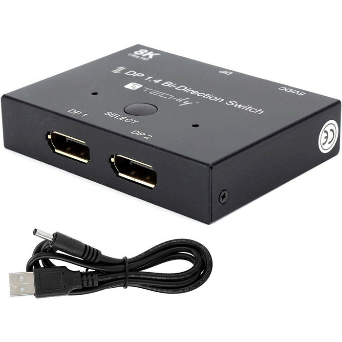 EAN 8059018365535 - Techly IDATA-DP-2DP-8KT interruptor de video DisplayPort imagen 13