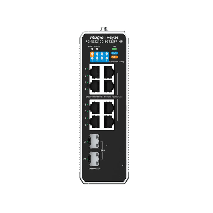 EAN 6976915003457 - Ruijie Networks RG-NIS2100 Gestionado L2 Gigabit Ethernet (10/100/1000) Energía sobre Ethernet (PoE) Negr imagen 2