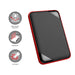 EAN 4712702658439 - Silicon Power Armor A62 disco duro externo 5 TB 2.5" USB tipo A 3.2 Gen 1 (3.1 Gen 1) Negro, Rojo imagen 5