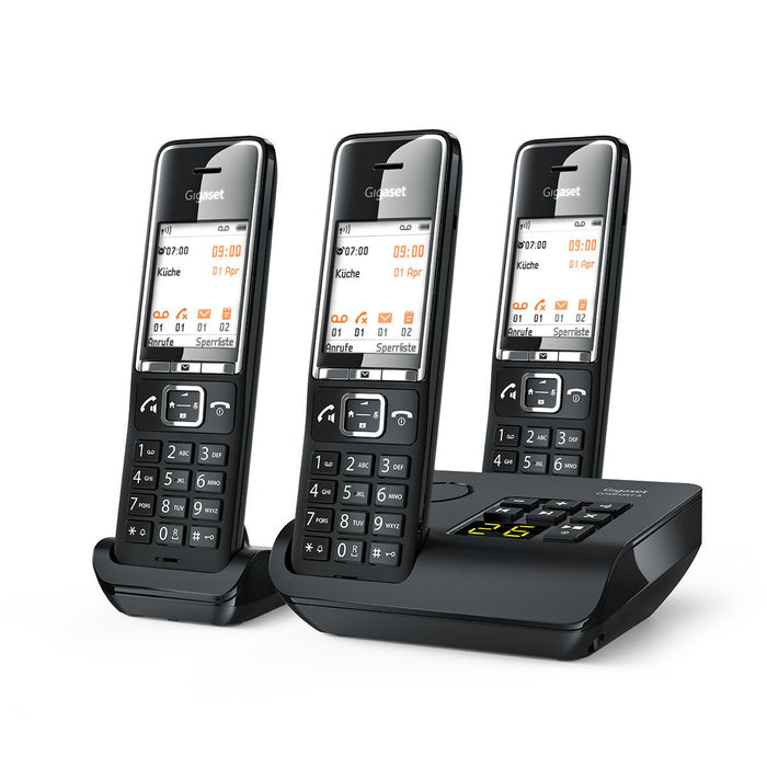 EAN 4250366865843 - Gigaset COMFORT 550A Teléfono analógico Identificador de llamadas Negro imagen 12