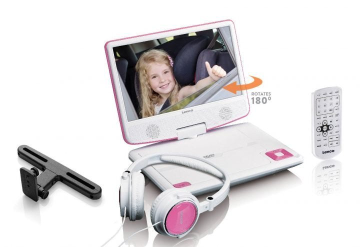 EAN 8711902037897 - Lenco DVP-910 Reproductor de DVD portátil Convertible 22,9 cm (9") Negro, Rosa imagen 3
