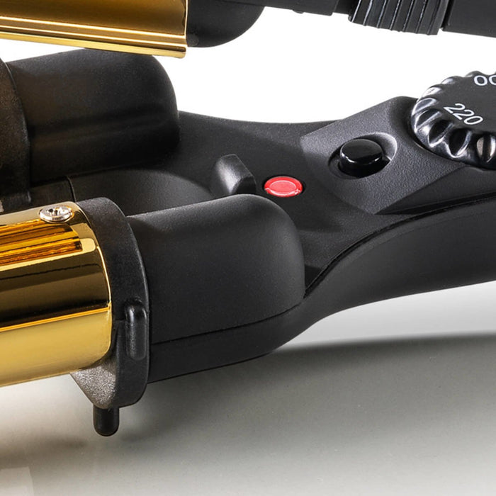 EAN 5608475023323 - Haeger HR-45B.002A Utensilio de peinado Rizador de pelo Caliente Negro, Oro 45 W 2,5 m imagen 3