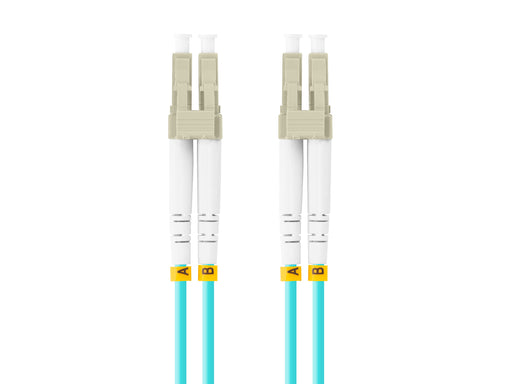 EAN 5901969433364 - Lanberg FO-LULU-MD31-0050-TQ Cable de fibra óptica e InfiniBand 5 m LC Color aguamarina imagen 1