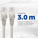 EAN 0766623334129 - Intellinet 334129 cable de red Gris 3 m U/UTP (UTP) imagen 5