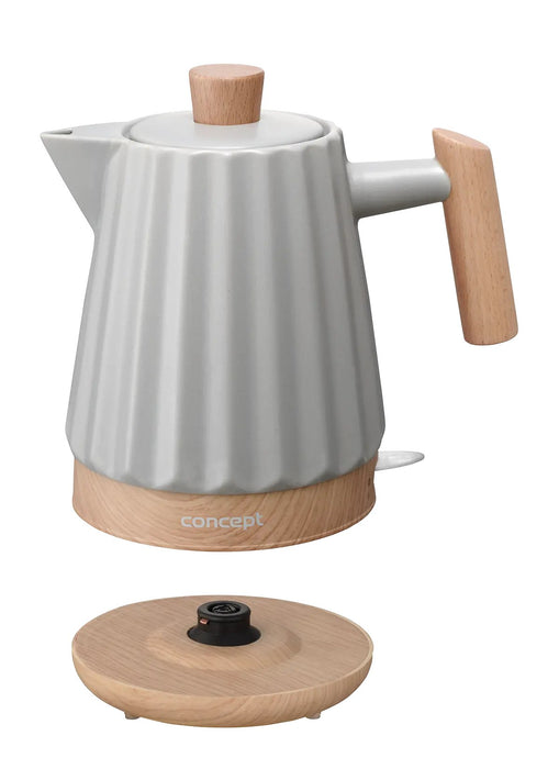EAN 8595631067956 - Concept RK0091 tetera eléctrica 1,5 L 1500 W Gris claro imagen 7