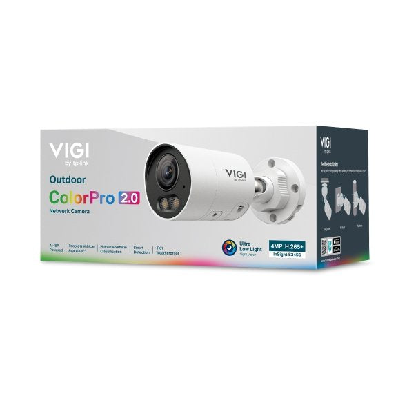 Camara Vigi Tp-Link Bullet 4mp Outdoor Colorpro