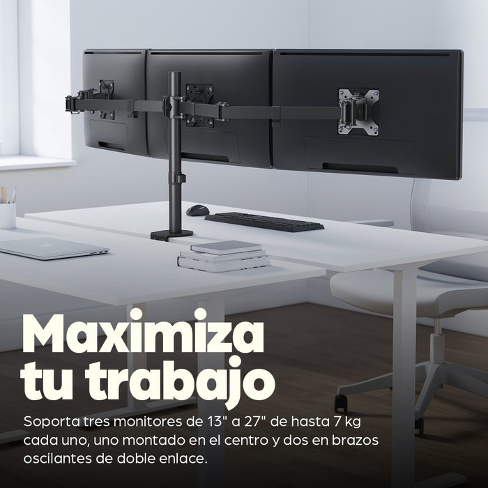 EAN 0766623461658 - Manhattan 461658 soporte para monitor 68,6 cm (27") Escritorio imagen 8