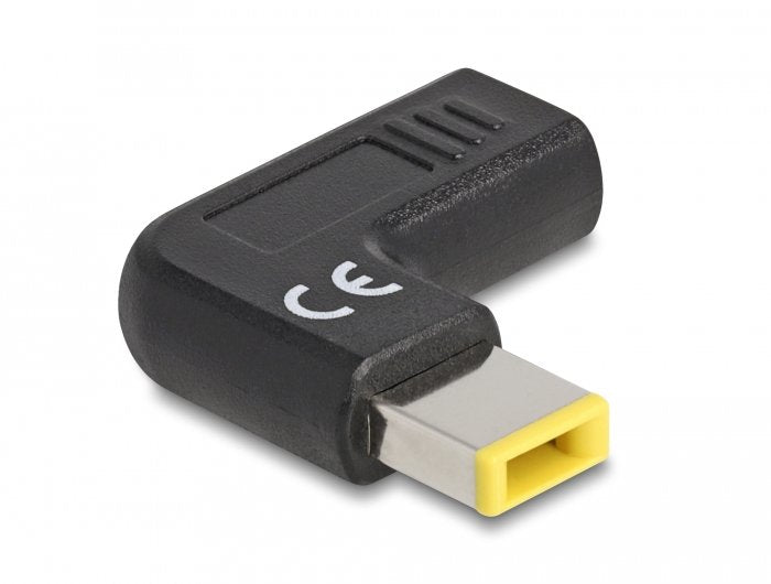 Delock Adapter Für Notebook Ladecable Usb Type-C Buchse Zu Lenovo 11,0 X 4,5 Mm Stecker 90° Gewinkelt